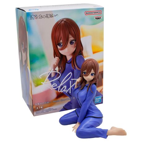 The Quintessential Quintuplets Miku Nakano Relax Time figure 12cm 4983164895339