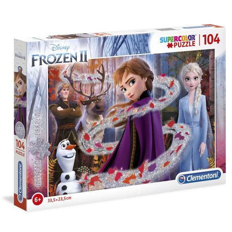 Clementoni Puzzle - Disney Frozen Glitter Effect 104pcs