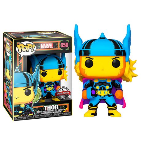 FUNKO POP figure Marvel Thor Black Light Exclusive
