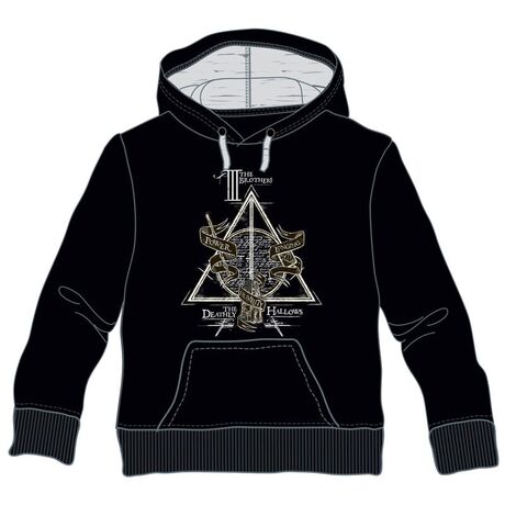 WARNER BROS. DISCOVERY Harry Potter Deathly Hallows hooded sweatshirt
