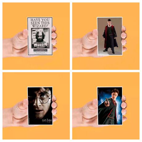 SD TOYS Harry Potter set of 4 assorted lenticular magnets