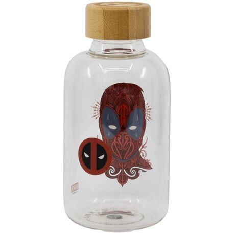 STOR Marvel Deadpool glass bottle 620ml