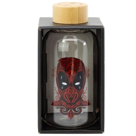 STOR Marvel Deadpool glass bottle 620ml