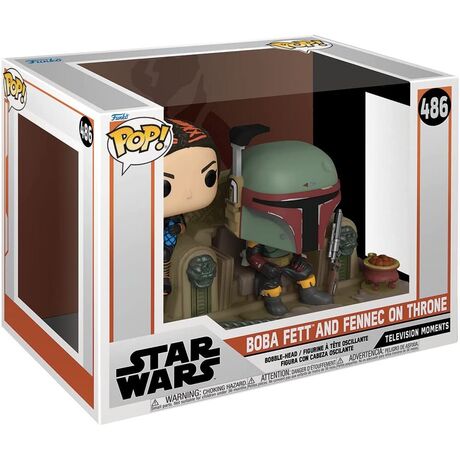 FUNKO MOMENTS Star Wars The Mandalorian Boba & Fennec 58391