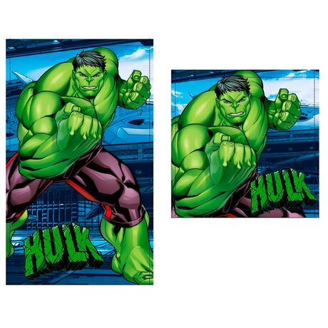 MARVEL Marvel Hulk set 2 cotton bath towels