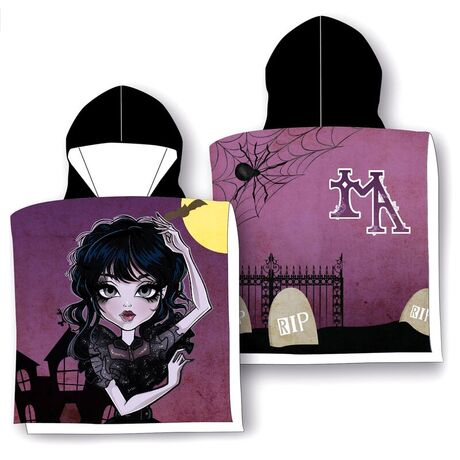 20TH CENTURY FOX Gothic Girl cotton poncho towel