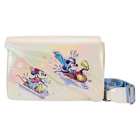 LOUNGEFLY Loungefly Disney Mickey and Friends Winter Wonderland shoulder bag