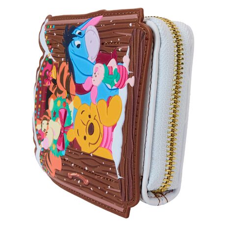 LOUNGEFLY Loungefly Disney Winnie the Pooh Holiday Friends wallet