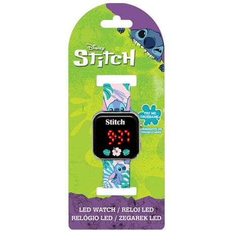 Orologio da Polso Digitale Stitch Rosa LAS4091