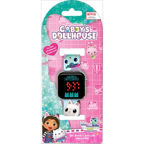 Gabbys Dollhouse led watch 8435507883580