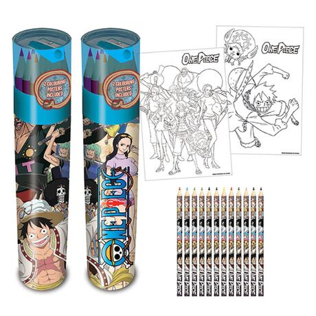 Set Matite da colorare One Piece