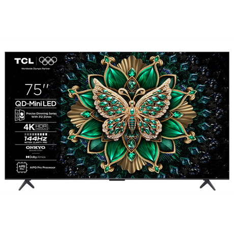 TCL 75C6K 4K QD-Mini LED 144Hz TV (2025)