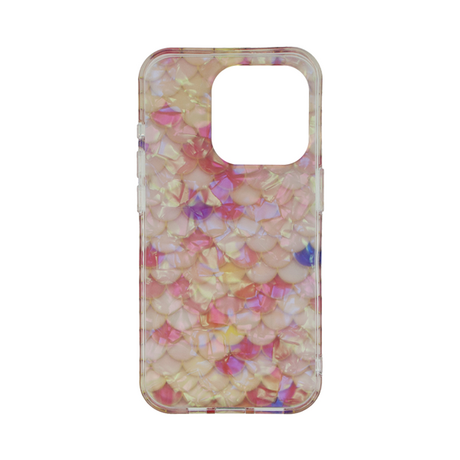 Vivid Mermaid Scale Silicone Case Apple iphone 15 Pro Max Pink