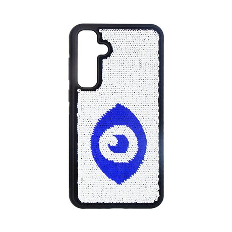 Vivid Sequin Case Samsung Galaxy A35 5G Silver/Blue 5213015673601