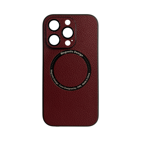Vivid Magsafe Leather Case Apple iPhone 13 Pro Purple