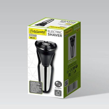 MAESTRO MR-673 USB electric shaver