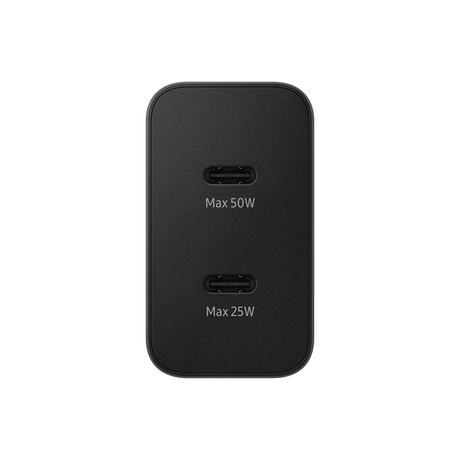 Samsung Fast GaN Travel Charger 50W Duo + Cable Type C To Type C Black