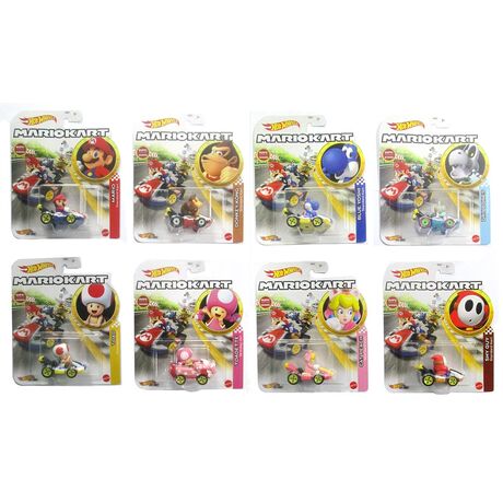 Hot Wheels Super Mario Kart Scala 1:64  1pz (Τυχαία Επιλογή 1:8)