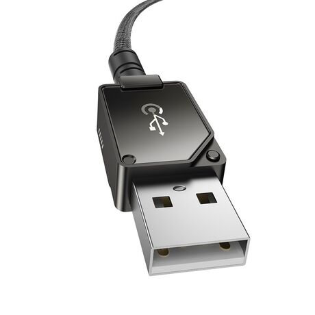 Baseus Unbreakable USB A to iP cable 1 m 5V-2.4A Black
