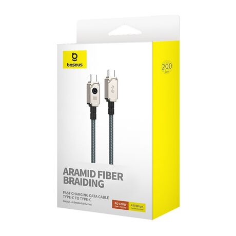Baseus Unbreakable USB C to USB C cable 1 m 100 W
