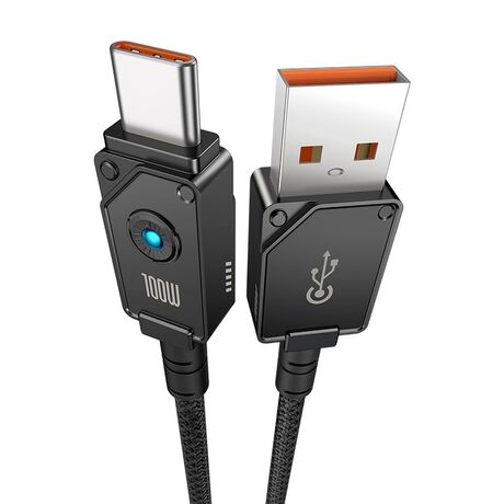 Baseus Unbreakable USB A to USB C cable 2 m 100 W Black