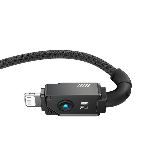 Baseus Unbreakable USB A to iP cable 1 m 5V-2.4A Black