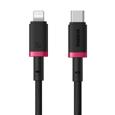 Baseus Dura Type C fast charging cable for iP 20 W 2 m Black, Red
