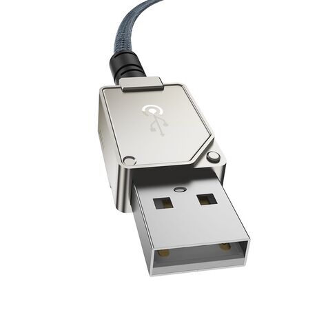 Baseus Unbreakable USB A to iP cable 2 m 5V-2.4A Black