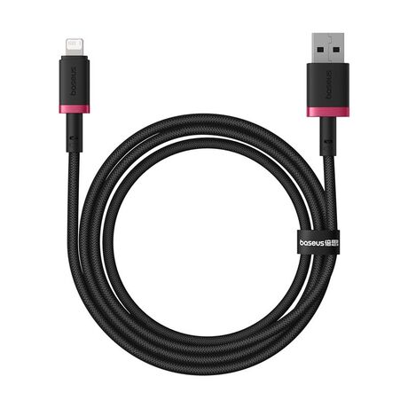 Baseus Dura Type A to IP 2.4A fast charging cable Black, Red