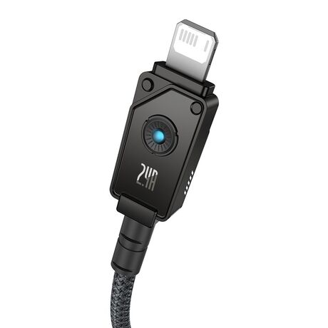 Baseus Unbreakable USB A to iP cable 1 m 5V-2.4A Black