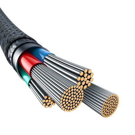 Baseus Unbreakable USB A to iP cable 2 m 5V-2.4A Black