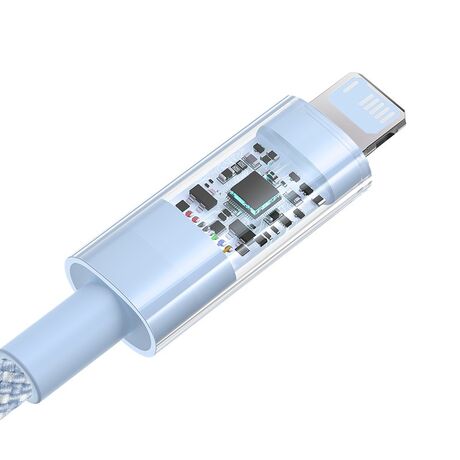Baseus Gem USB to IP 2.4A fast charging cable 2 m Blue