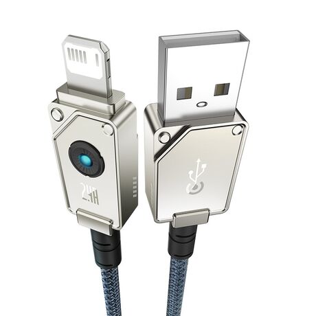 Baseus Unbreakable USB A to iP cable 2 m 5V-2.4A Black