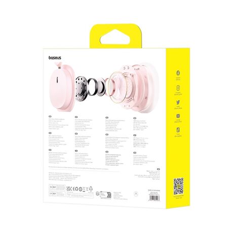 Baseus Bowie D05 Wireless headphones Pink