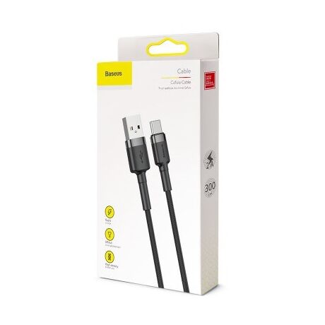 Baseus CATKLF-UG1 USB cable 3 m USB A USB C Black