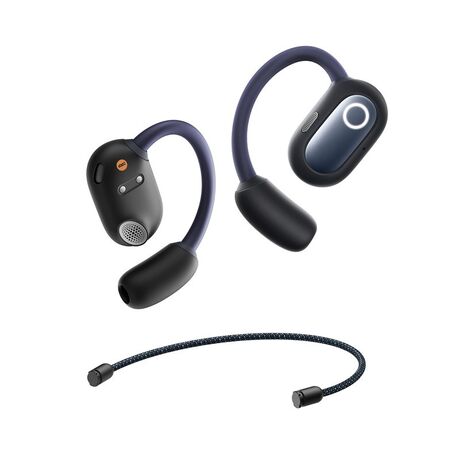 Baseus Eli Fit Open- Ear Headset Wireless Connectivity/Music USB Type-C Bluetooth Black