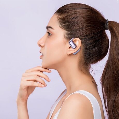 Hoco EA6 Headset Wireless Open-Ear Connectivity/Music Bluetooth Purple