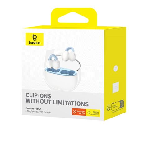 Baseus AirGo 1 Ring Headset True Wireless Stereo (TWS) In-ear Calls/Music Bluetooth White