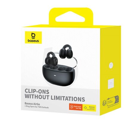 Baseus AirGo 1 Ring Headset True Wireless Stereo (TWS) In-ear Calls/Music Bluetooth Black
