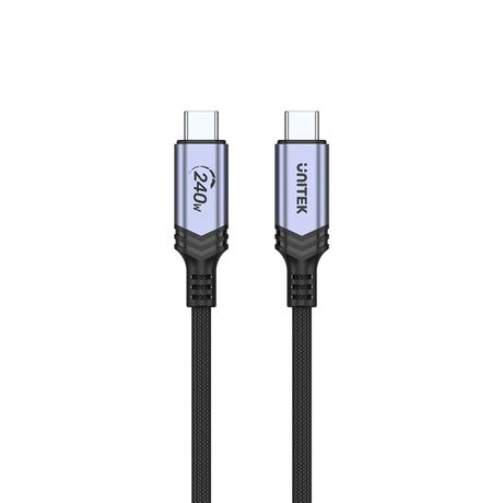 UNITEK CABLE USB-C, 240W, 2M