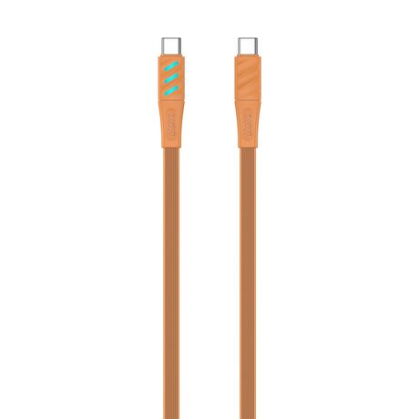Havit CB6254 - USB Type C to USB Type C charging cable, 1 m (orange)