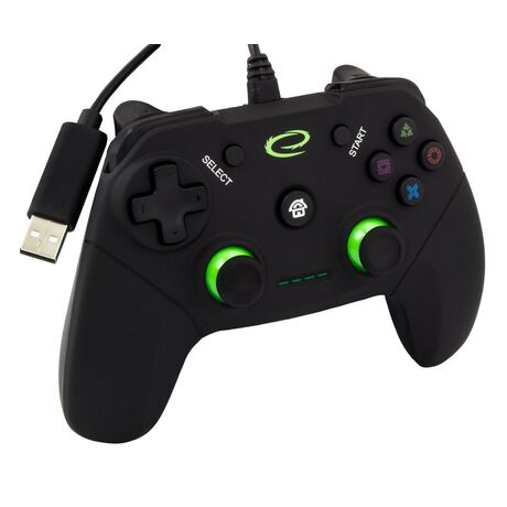 Esperanza EGG110K Gaming Controller Gamepad PC,Playstation 3 Analogue / Digital USB 2.0 Black