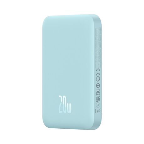Baseus Magnetic Mini Air P10059002313-00 Lithium polymer power bank 6000 mAh Blue