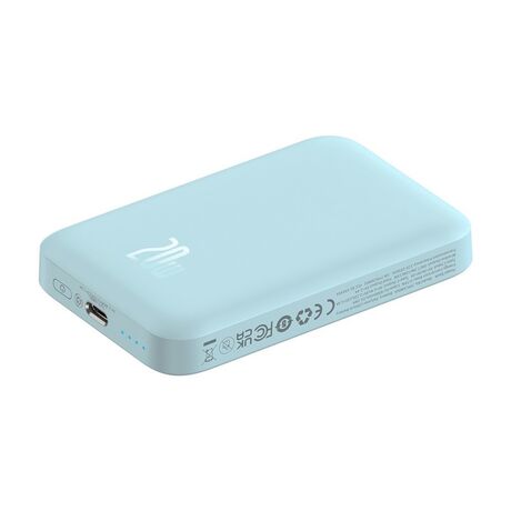 Baseus Magnetic Mini Air P10059002313-00 Lithium polymer power bank 6000 mAh Blue