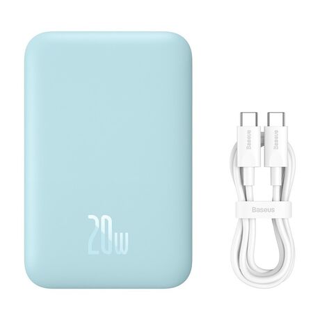 Baseus Magnetic Mini Air P10059002313-00 Lithium polymer power bank 6000 mAh Blue