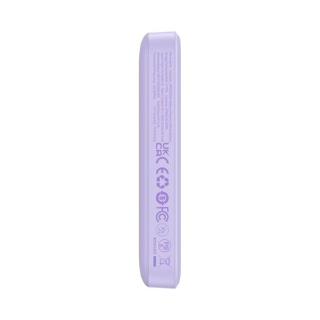 Baseus P10059001513-00 Lithium polymer (LiPo) power bank 10000 mAh Wireless charging Purple