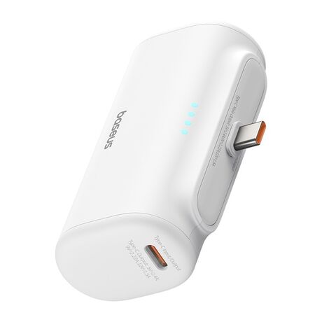 Baseus Compact P10068306213-00 Lithium-ion power bank 5000 mAh White