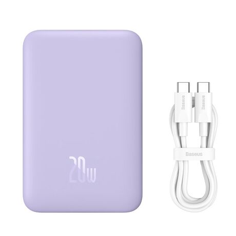Baseus P10059001513-00 Lithium polymer (LiPo) power bank 10000 mAh Wireless charging Purple