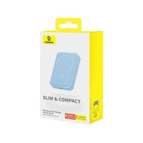 Baseus P10059001313-00 Lithium polymer (LiPo) power bank 10000 mAh Wireless charging Blue