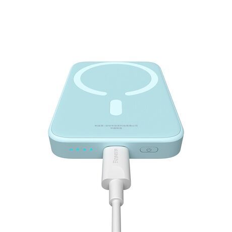 Baseus Magnetic Mini Air P10059002313-00 Lithium polymer power bank 6000 mAh Blue